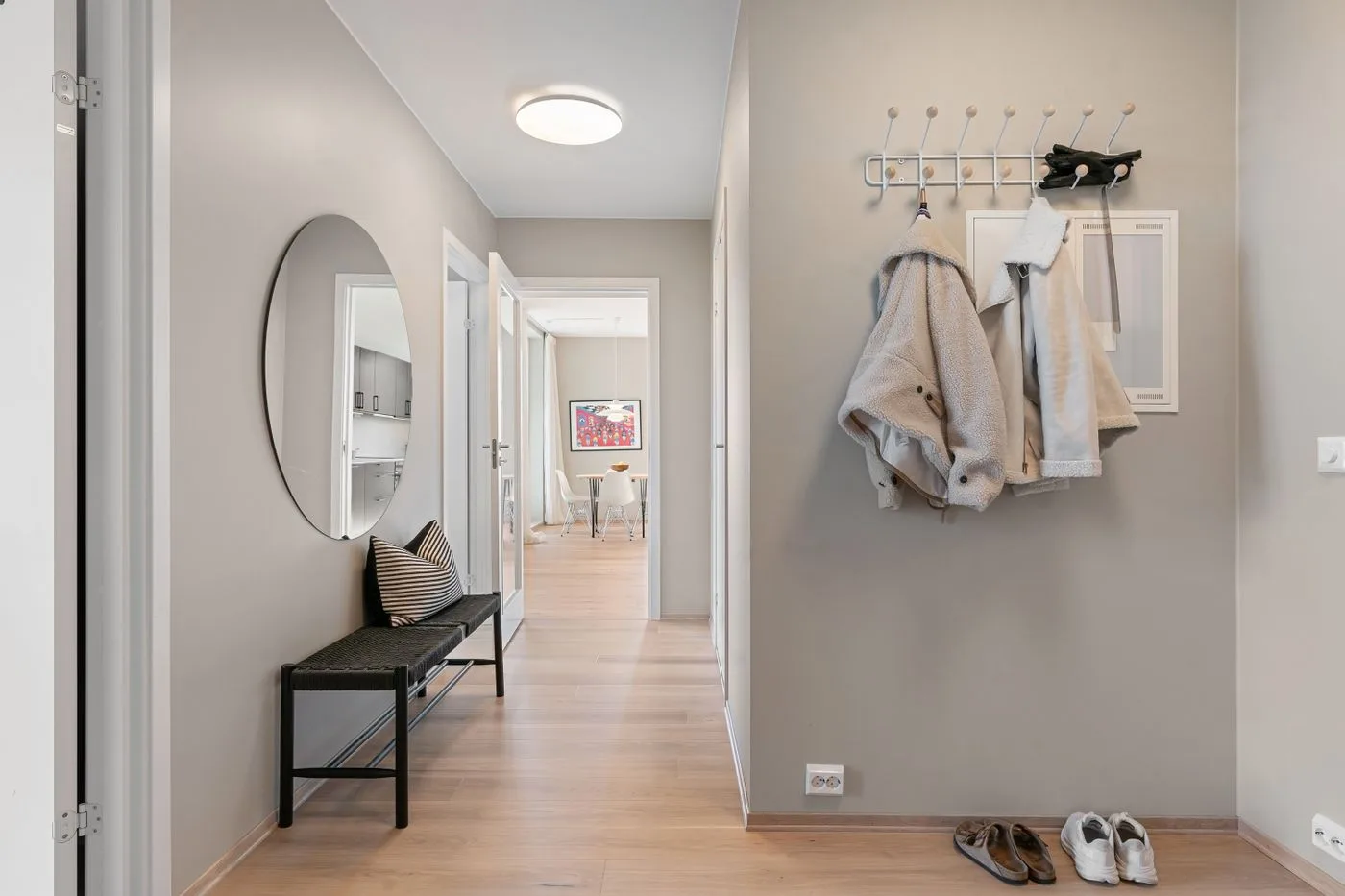 Hall in a Minimalist Apartment